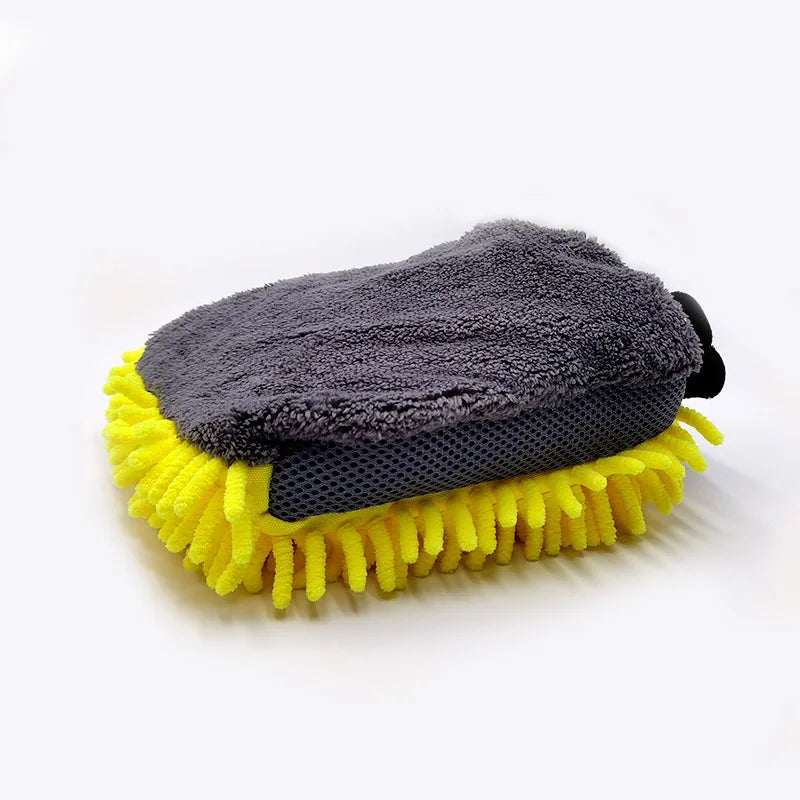 Guante de Microfibra Chenille para Lavado de Auto – Doble Cara