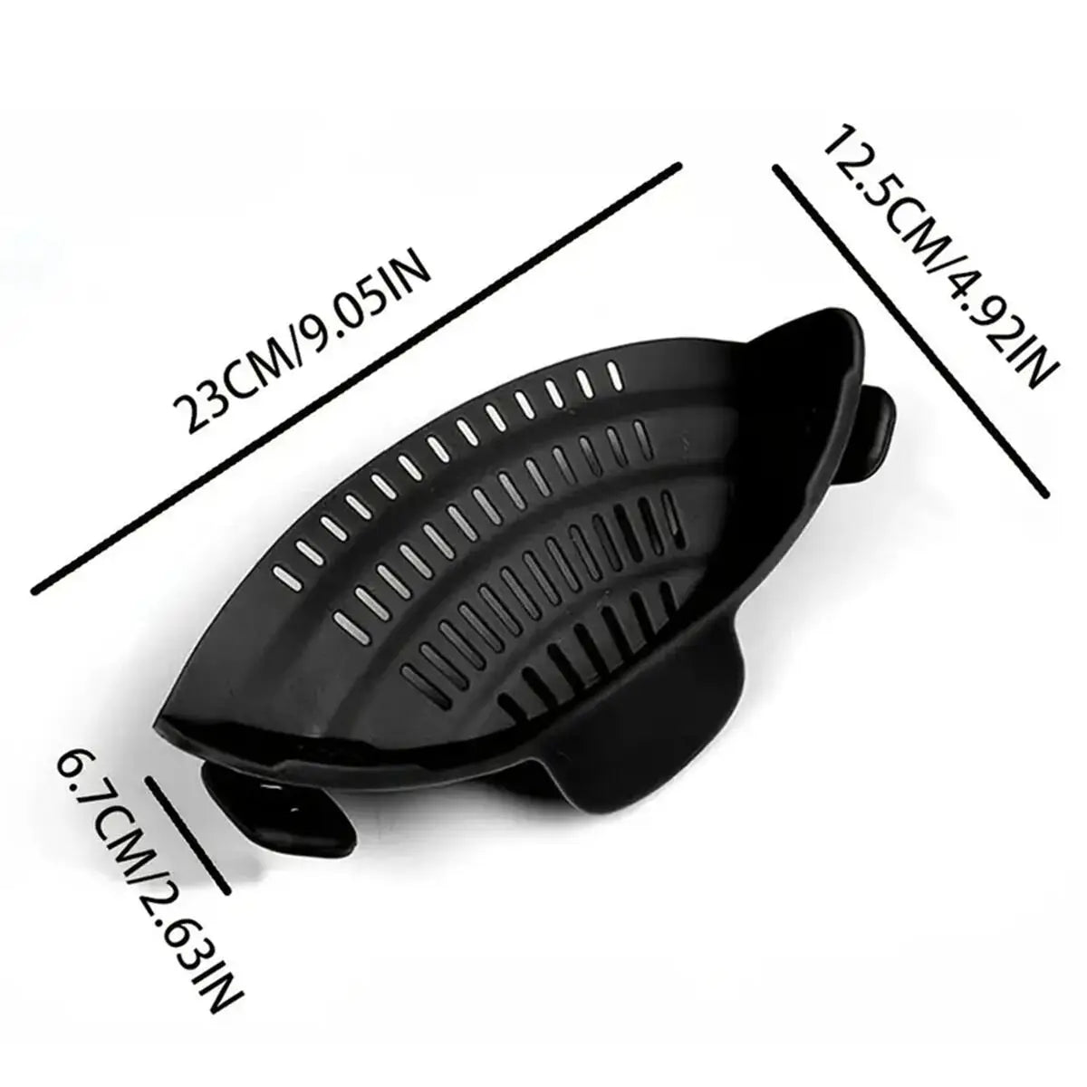 Colador Clip Ajustable para Ollas, Sartenes y Tazones – Escurre sin Ensuciar