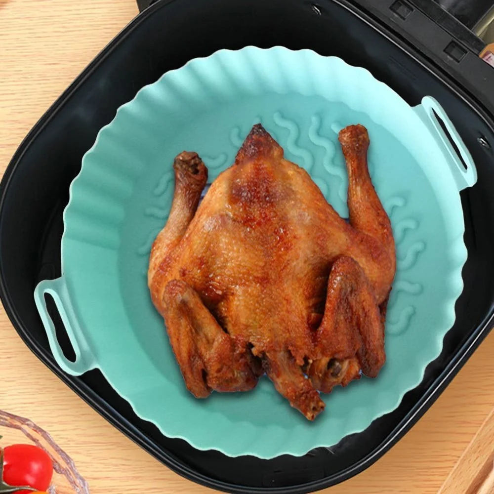 Liners de Silicona Reutilizables para Air Fryer – Antiadherentes