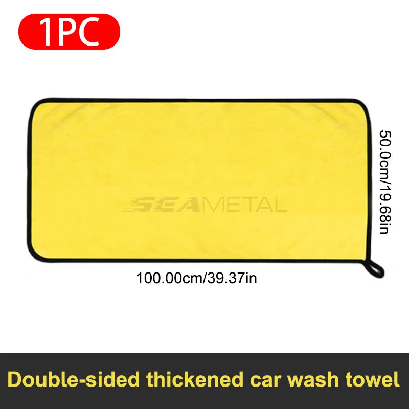 Toalla de Microfibra Premium para Lavado y Detallado de Auto