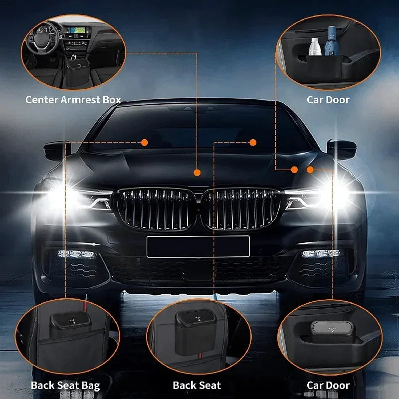 Papelera para Auto con Tapa