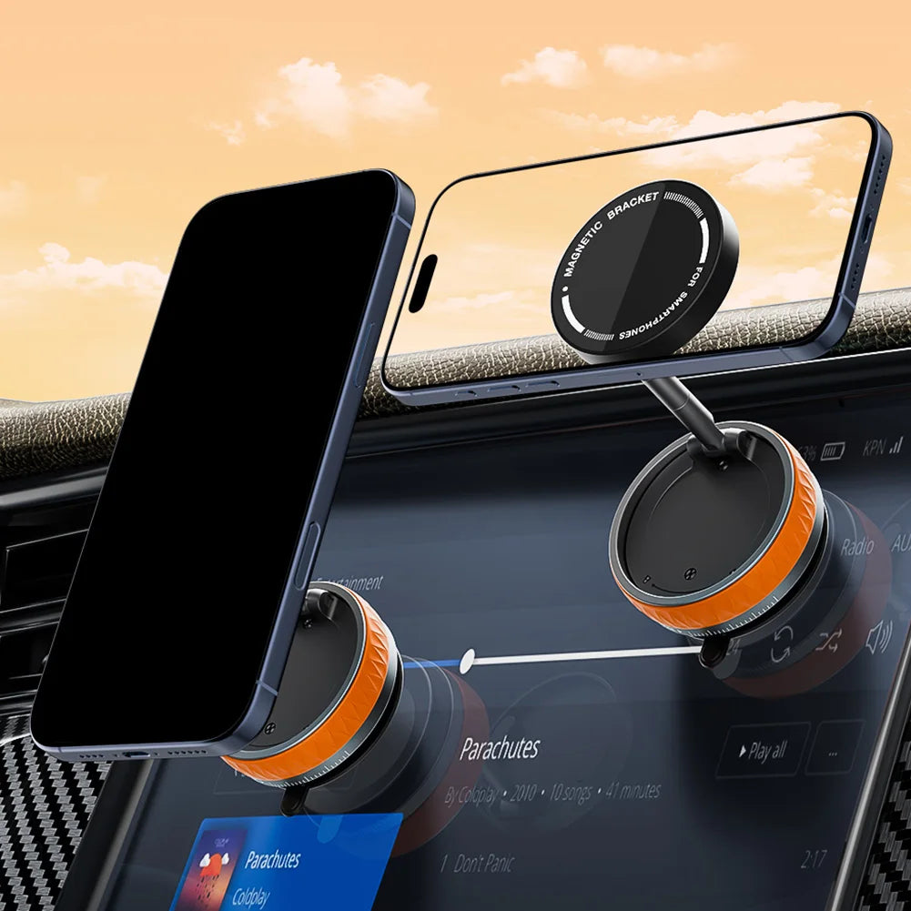 Soporte Magnético MagSafe para Auto 360° – Ventosa de Sujeción Universal