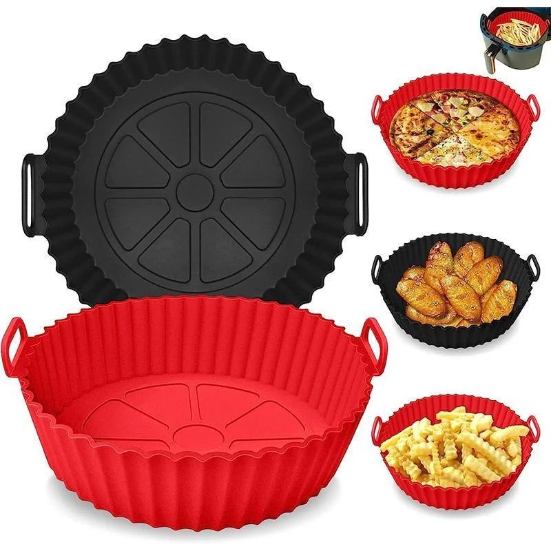 Liners de Silicona Reutilizables para Air Fryer – Antiadherentes