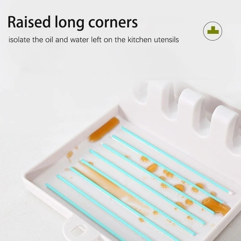 Soporte Organizador de Utensilios de Cocina – Cuchara, Espátula y Palillos