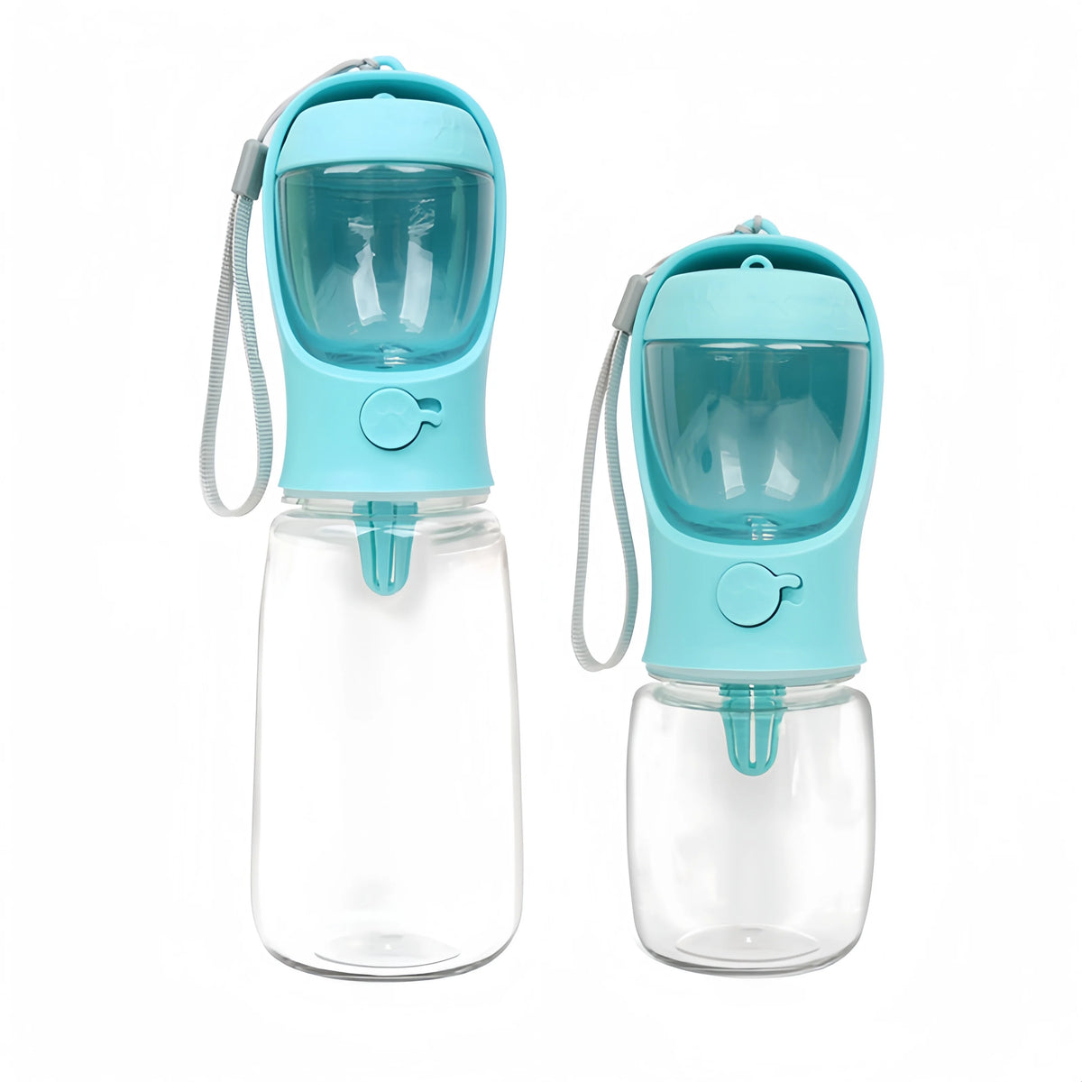Botella Portátil de Agua y Comida para Mascotas – 2 en 1 para Paseos