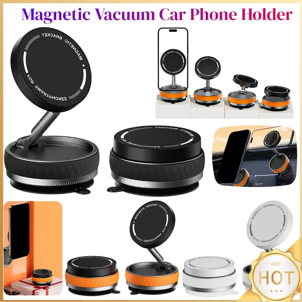 Soporte Magnético MagSafe para Auto 360° – Ventosa de Sujeción Universal