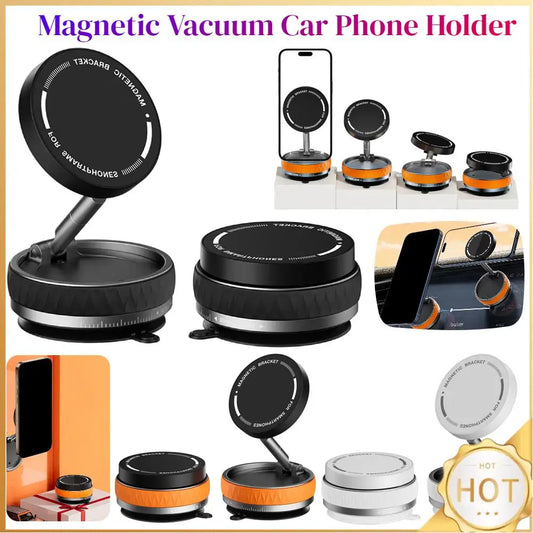 Soporte Magnético MagSafe para Auto 360° – Ventosa de Sujeción Universal