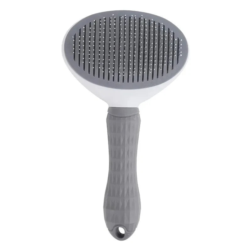 Cepillo Autolavable para Perros y Gatos – Elimina el Pelo con un Click